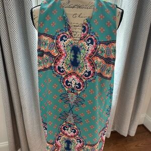 Floral Teal Dress